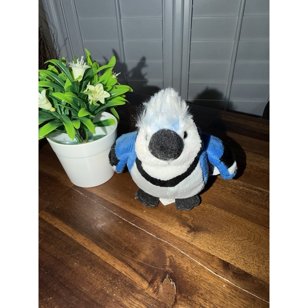 WEBKINZ Lil'Kinz Blue Jay Bird Plush Toy Ganz No Code HS504